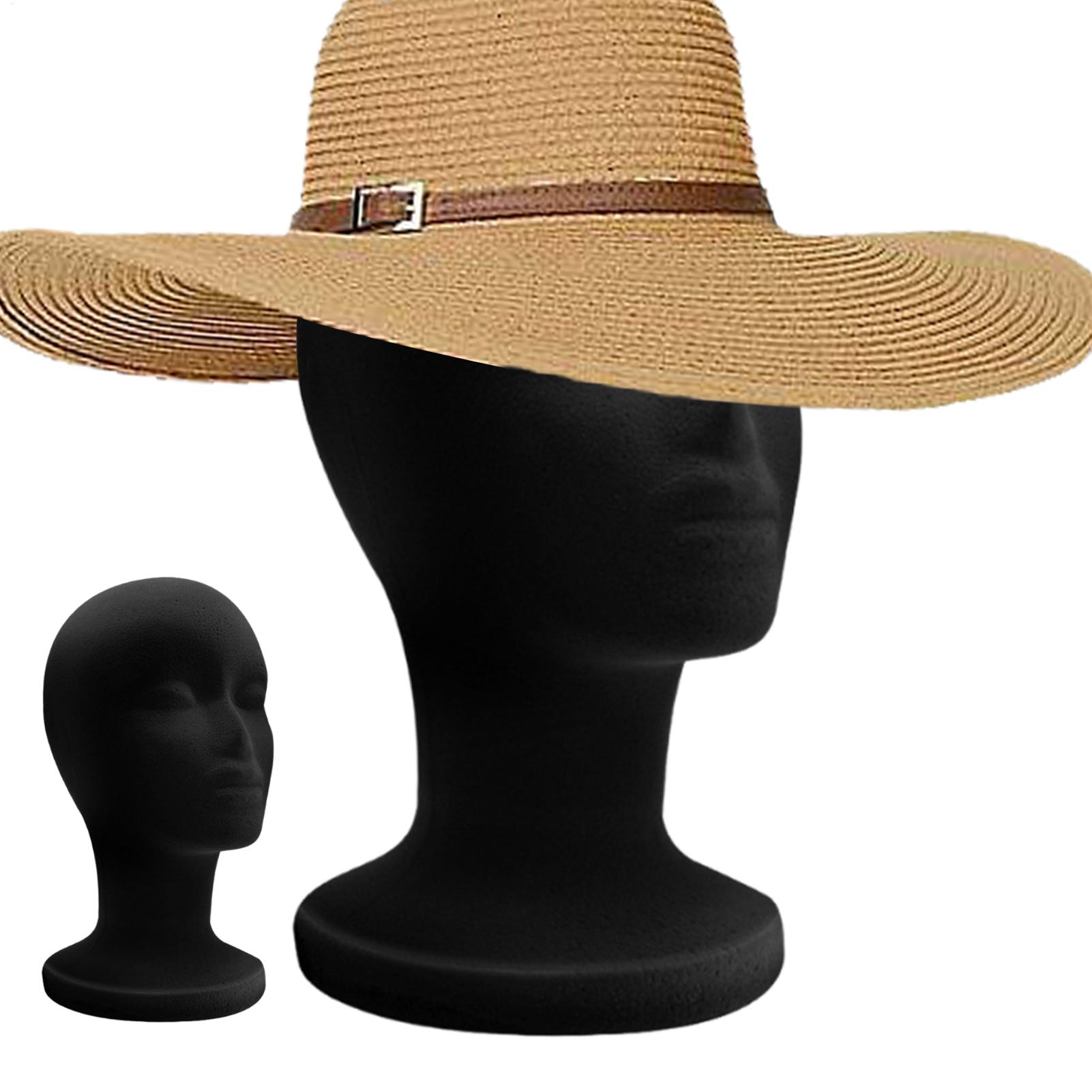 Cosplay Prop Foam - Голова манекена из пенопласта, черный бархат,