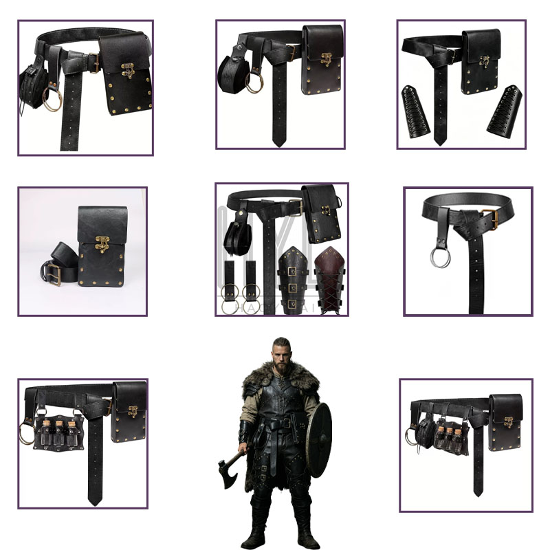 Cosplay Prop - Набор аксессуаров для костюма викинга, средневековые