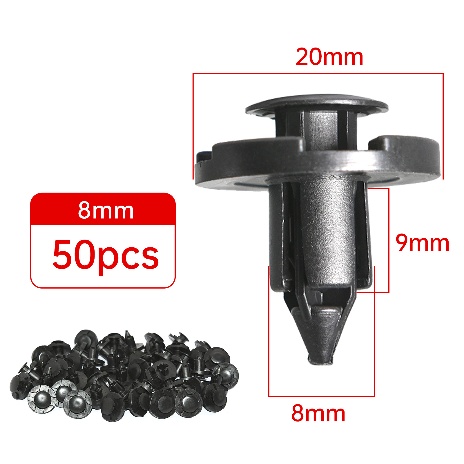 50 шт. автомобильных крепежных – обзор и цена Snap Fastener Set